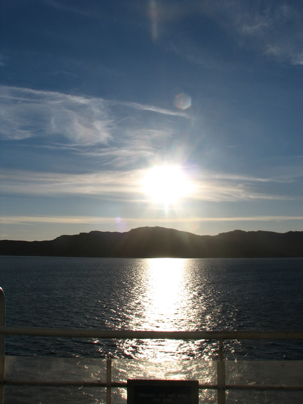 Sunset in Norway.